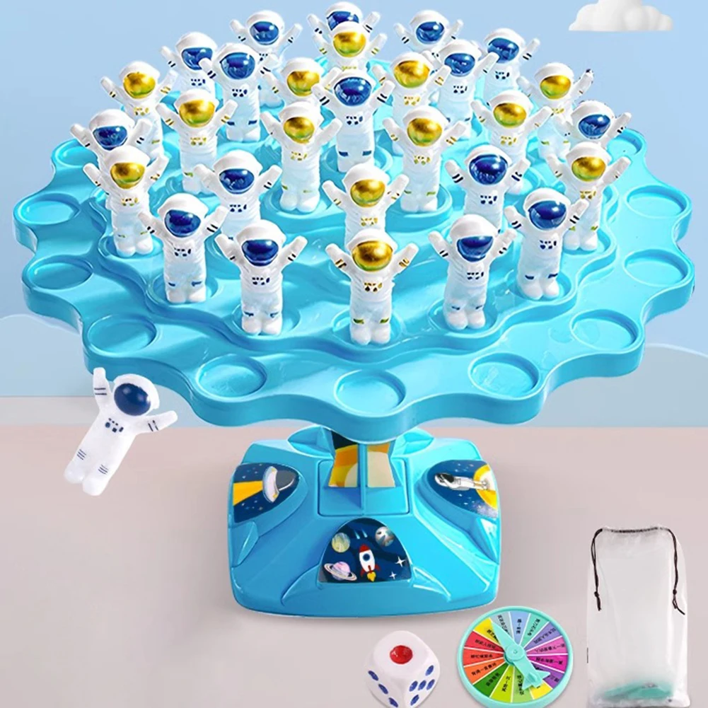 Astronaut Balance Games Parent-Child Interaction Balance Match Game Decompression Educational Balance Tree Toys for Kids
