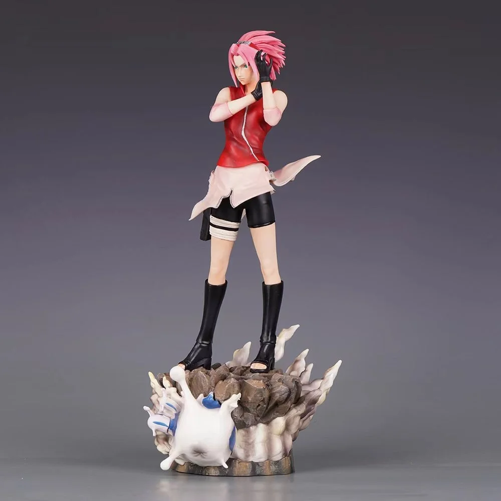 

Anime Naruto Haruna Sakura GK Huge Waves PVC Action Figure Collectible Model Doll Toy 35CM