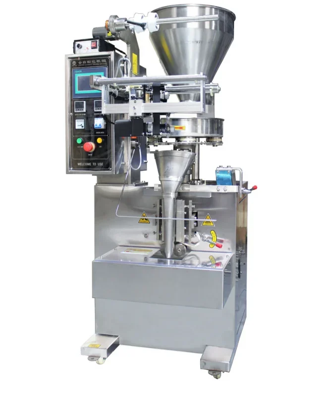 

Multi-function 3 Side Seal / 4 Side Seal Salt Sugar Beans Grains Pouch Sachet Packaging hines