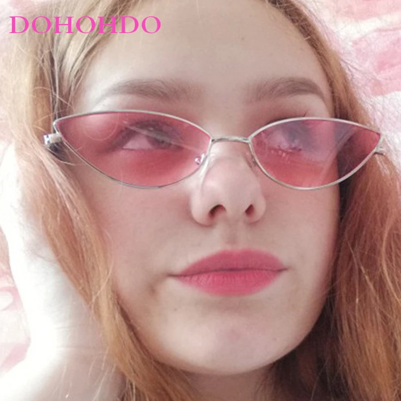 

Trendy Small Frame Metal Cat Eye Women Sunglasses New Luxury Brand Men Sun Glasses Outdoors Driving Travel Unisex Eyewear UV400