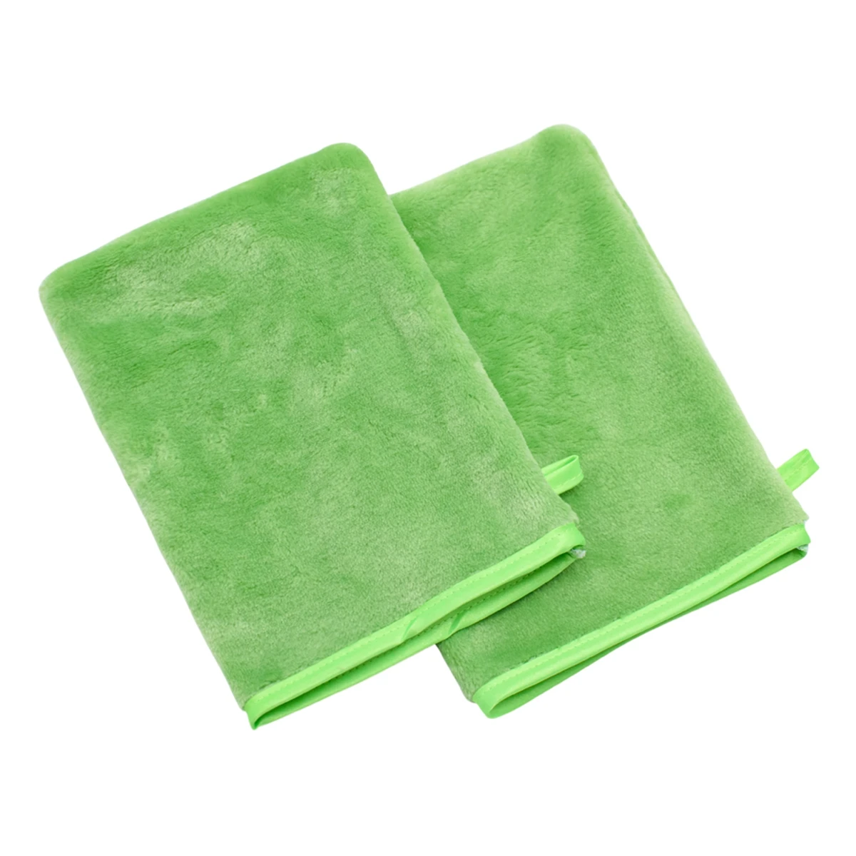 2Pc Flannel Makeup Remover Gloves Face Wash Mitts Home Makeup Remover Gloves Cleaning Face Mitts Face Accessory