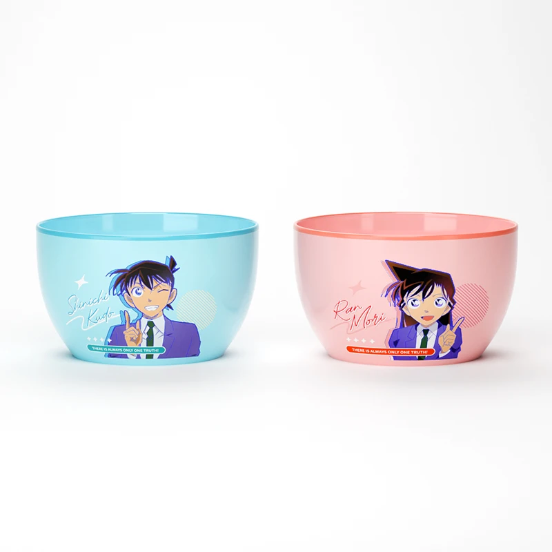 جديد كونان إيدوغاوا كودو شينيتشي راشيل مور عالية الجودة الإبداعية المنزلية وعاء من السيراميك الكرتون عنبر وعاء المعكرونة الفورية
