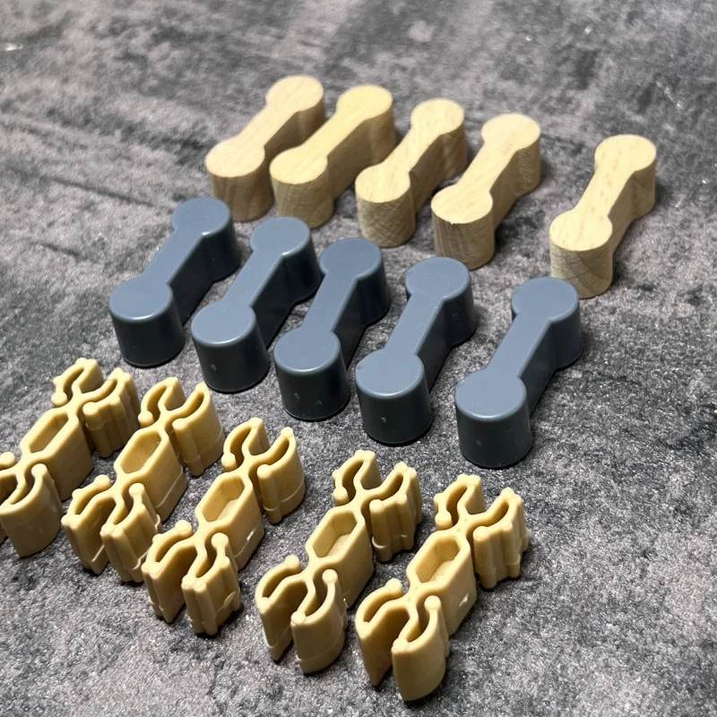 Children Toy Track Essential Accessories Train Track Rail Connection Wood Compatible Wooden P092