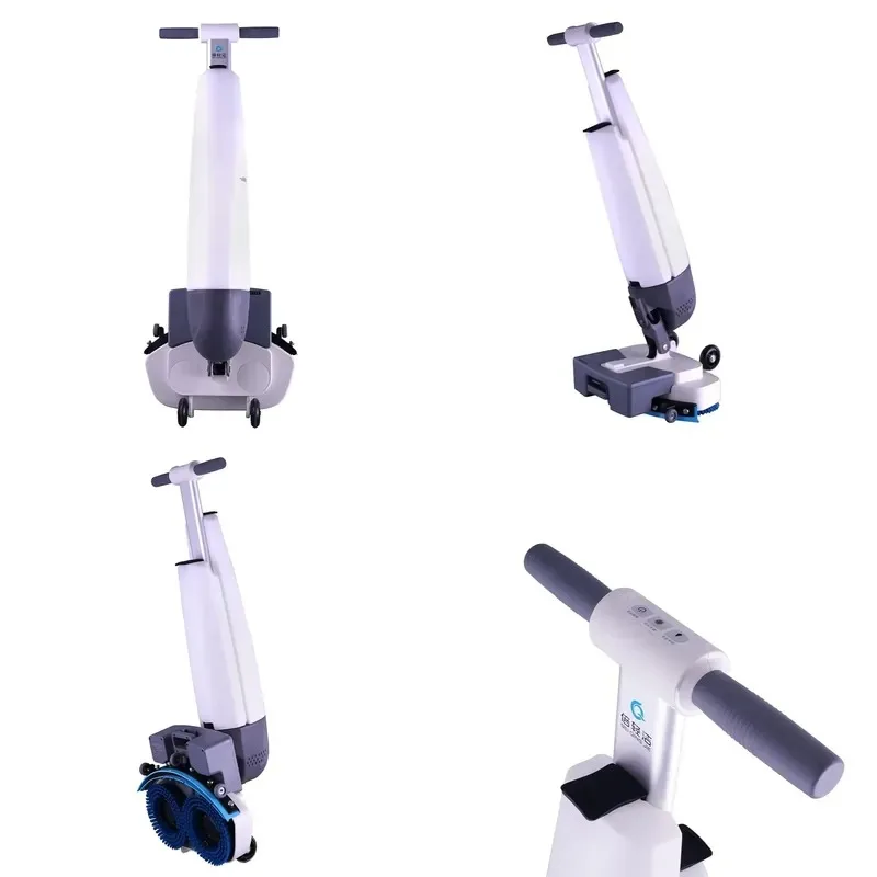 SQ7 Electric Floor Scrubber with Double Brush Steam Mop Vacuum Cleaner Sweeper