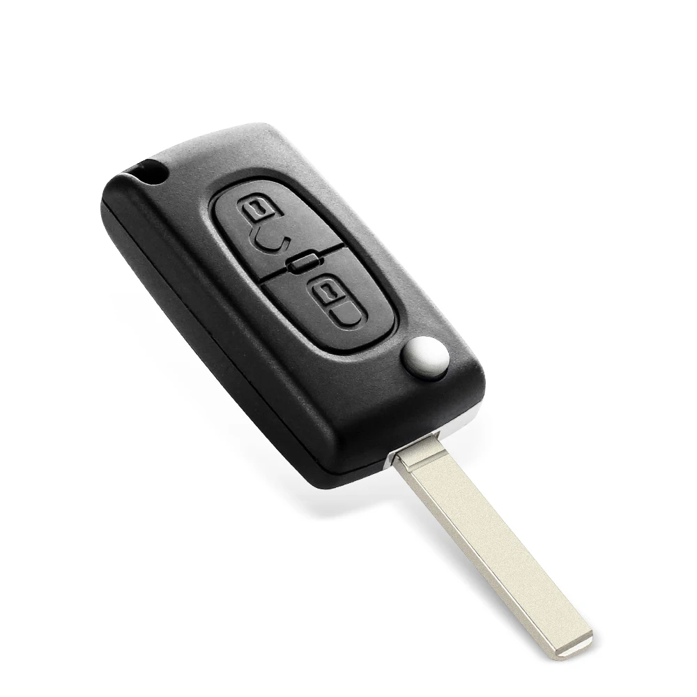 KEYYOU 2/3/4 Buttons Car Remote Key Case For Peugeot 207 307 308 407 607 807 For Citroen C2 C3 C4 C5 C6 Flip Folding Key Shell