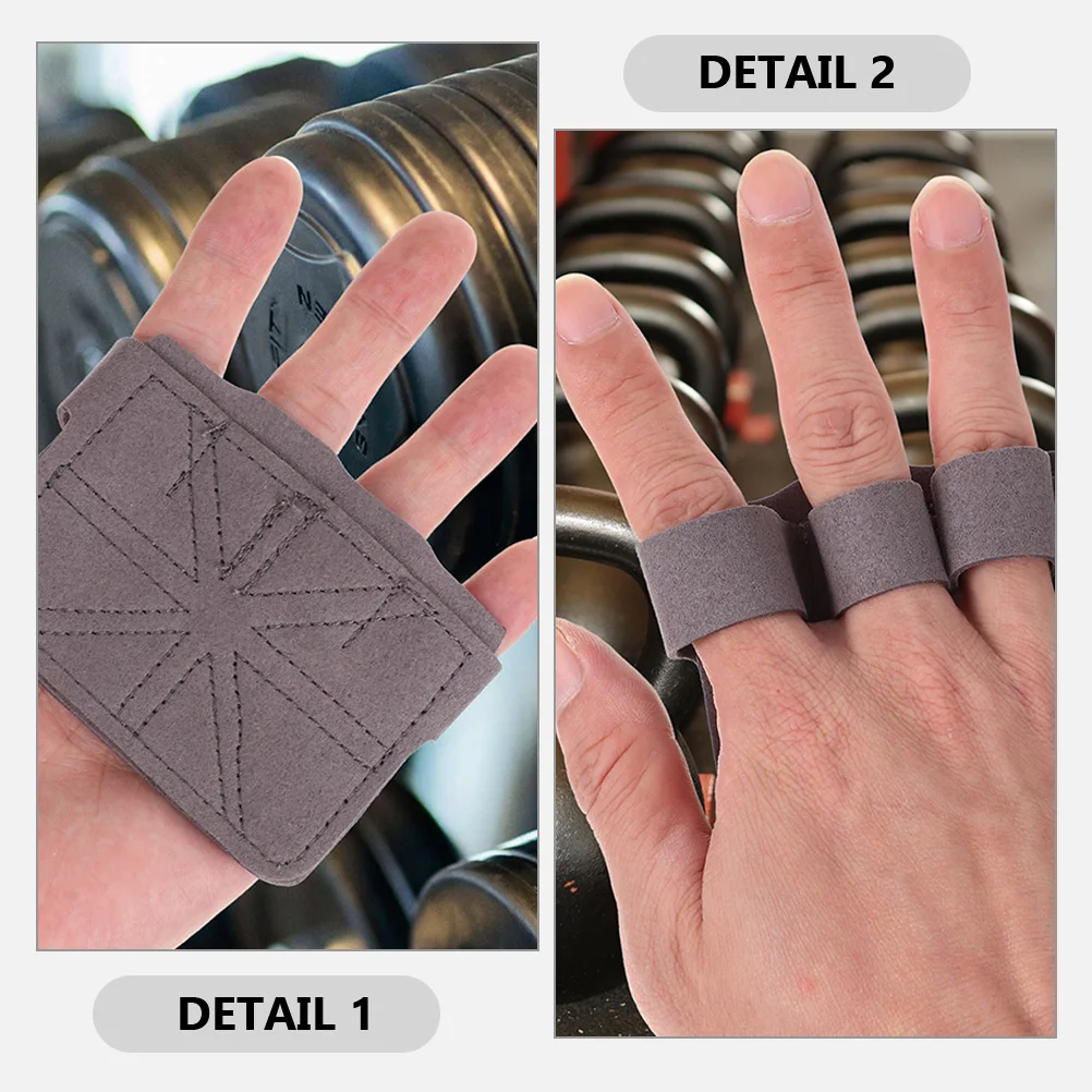 

2Pairs Gym Gloves Weight Lifting Half Finger Microfiber Non Slip Pull Up Grips Lifting Gloves for Men Fitness Equipment