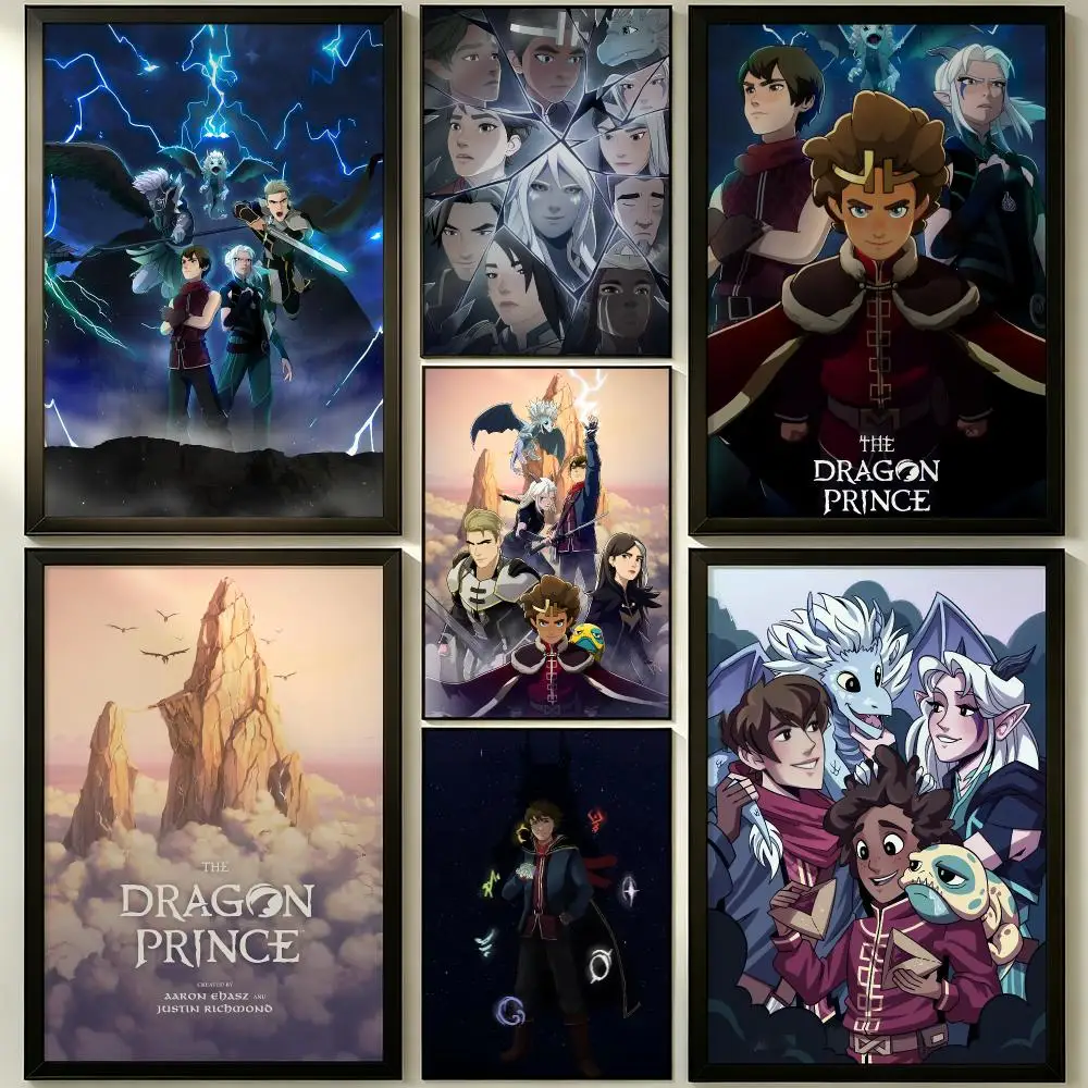 animation The Dragon Prince Poster HD Poster Sophisticated Modern Aesthetic Wall Art For Living Room Bedroom Office Cafe Decor
