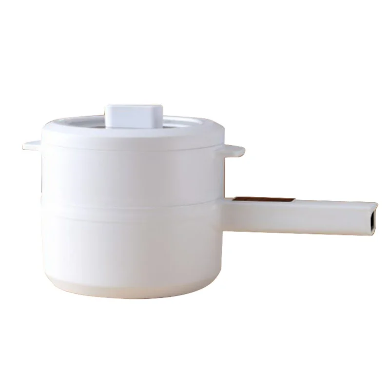 Mini Electric Cooker Small Power Non Stick Electric Hot Pot Mini Ramen Cooker For Student Dormitories Kitchens CN  White Smart view 4