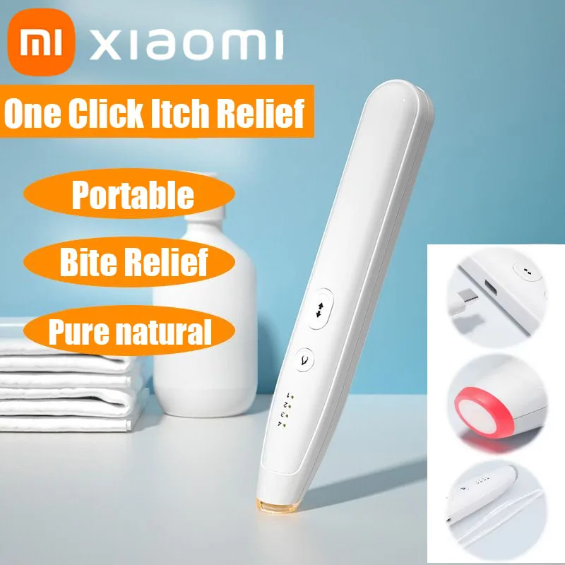 

Портативная ручка Xiaomi для облегчения укусов комаров, мгновенная пробка для зуда для взрослых и детей, перезаряжаемая натуральная защита от укусов насекомых, успокаивающая