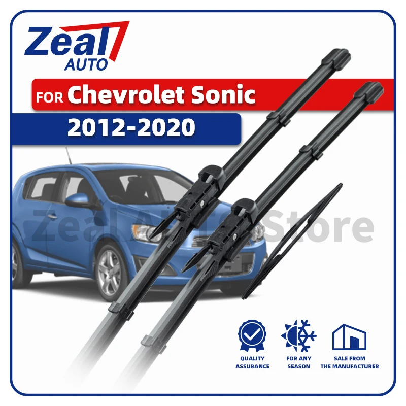 

Передние и задние щетки стеклоочистителя с левым рулем для Chevrolet Sonic Mk2 T300 2012-2022 2013 2014 2015 2016 2017, лобовое стекло 26 "+ 15" + 11 "аксессуары