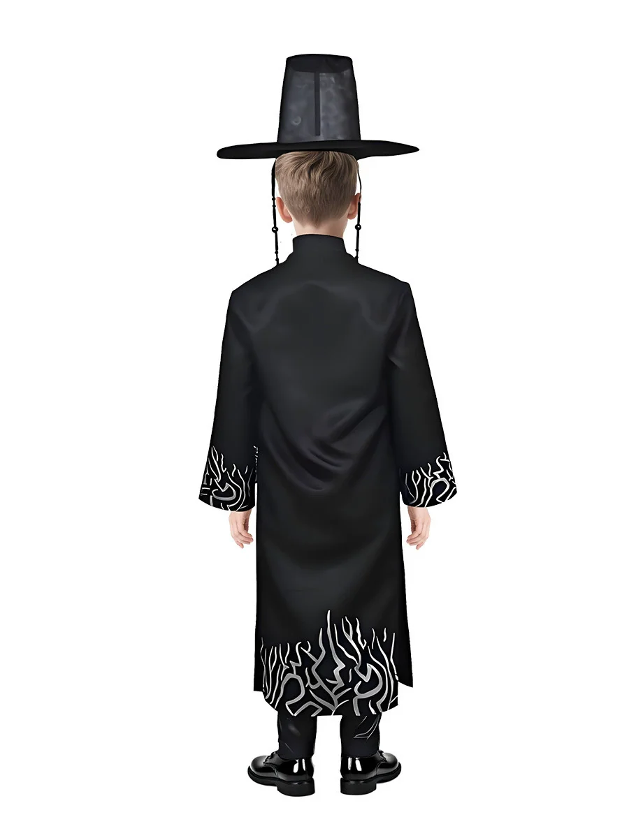 أزياء أنيمي جينو التأثيرية قبعة الأولاد شيطان هنتر ساجا بوي Kpop مجموعة الغناء كوريا نمط الصبي المعبود زي حفلة الهالوين للأطفال