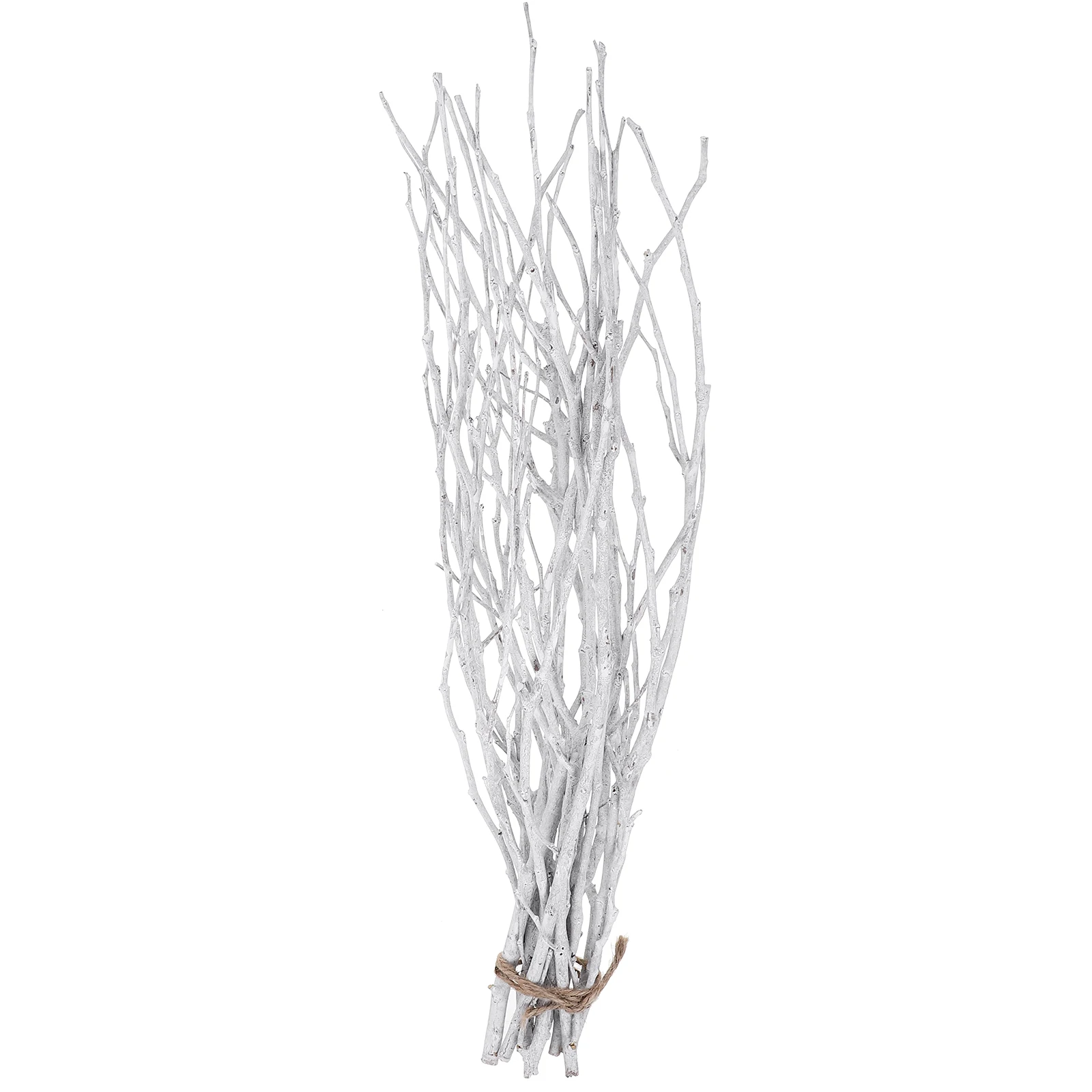 

10pcs White Branches 50cm Willow Twigs for Vase Decoration Artificial Tree Branches Tall Decorative Sticks Craft Supplies