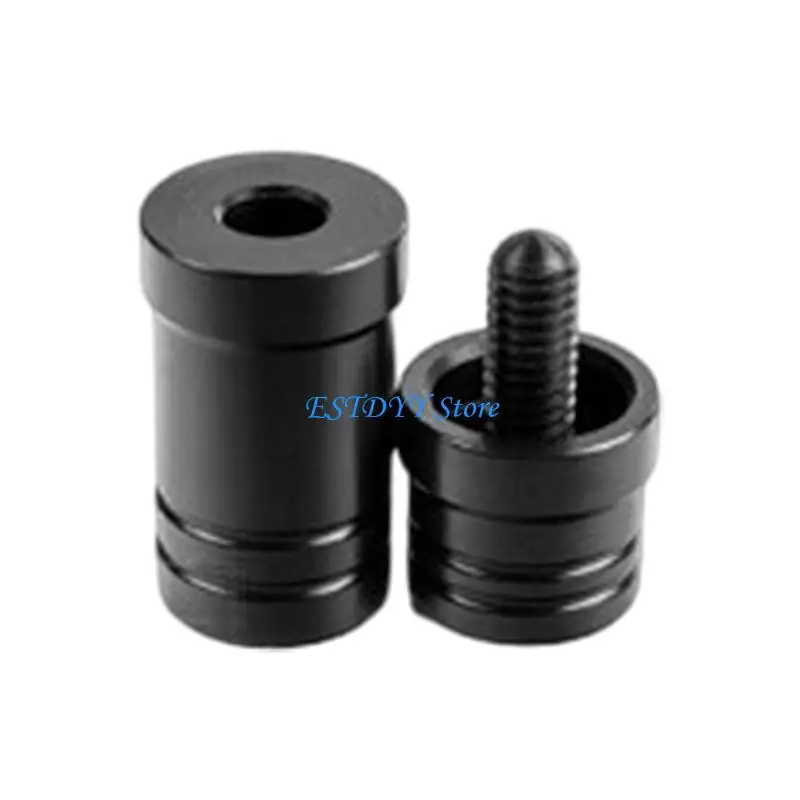 

G6DE Black Pool Cue Joint Protectors Pool Joint Thread Caps Pool Cue Joint Protectors