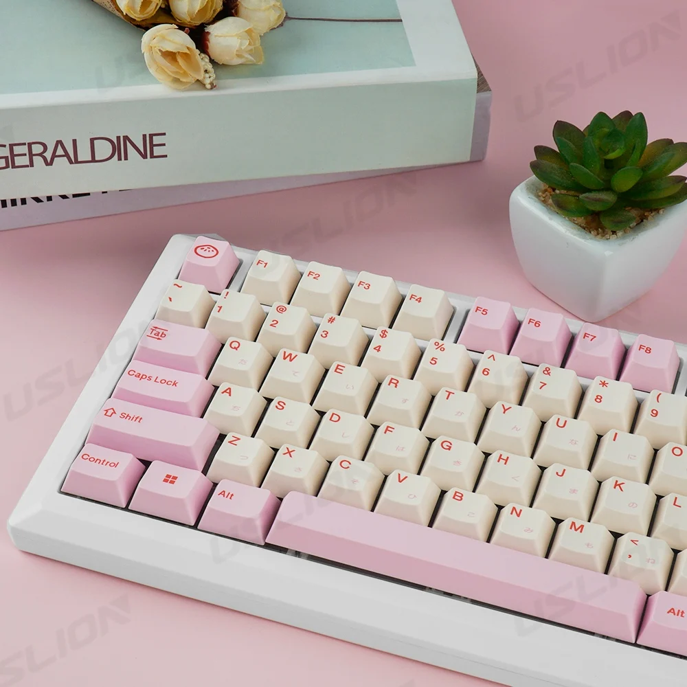 133 Keys Cherry Profile Desserts Theme Keycaps PBT Customized Key Caps for 61/64/68/78/84/87/96/98/104/108 Mechanical Keyboard