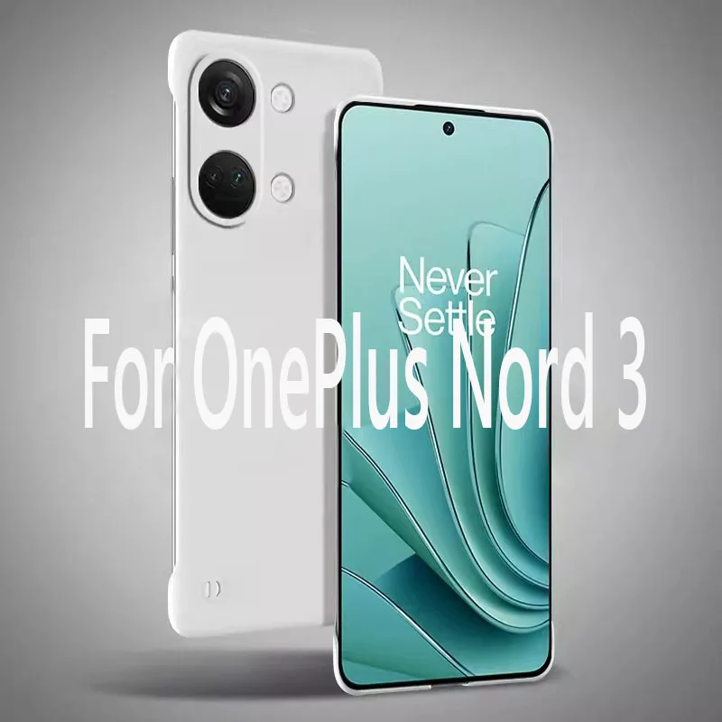 Frameless Slim Matte Hard PC Back Cover Case For OnePlus Nord 3 Nord3 One Plus Nord 3 5G ShockProof Fundas Coque