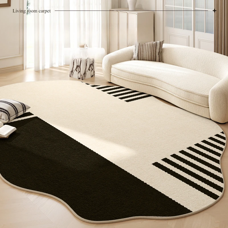 Irregular Shapes Bedroom Decor Carpet Home Fluffy Soft Rug Modern Simple Carpets for Living Room Thick Washable Lounge Floor Mat