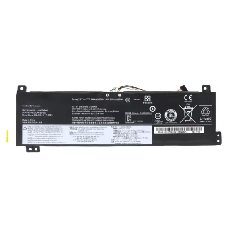 

Аккумулятор для ноутбуков Lenovo L17L2PB3, L17M2PB3, L17C2PB3, L17L2PB4, L17M2PB4, L17C2PB4, L17C2PB4, 4500 мАч
