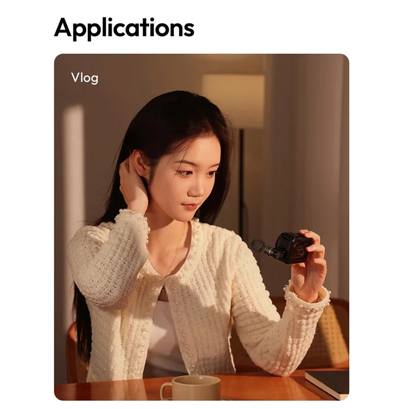 FULL-Type-C Mini Mic Ultra-Compact Condenser Microphone 360 Degree Omnidirectional For Vlog Video Live Streaming