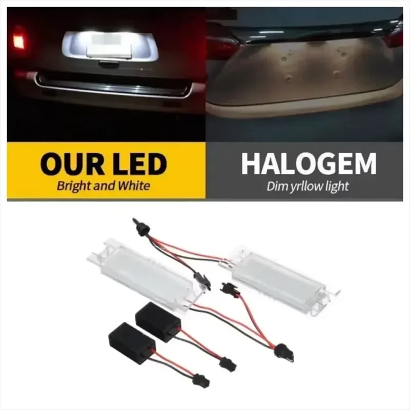 

2Pcs Error Free LED License Number Plate Light Lamps For Chevrolet Malibu 2013-2015 Camaro 2014-2020 Volt 2011-2017 2018 2019