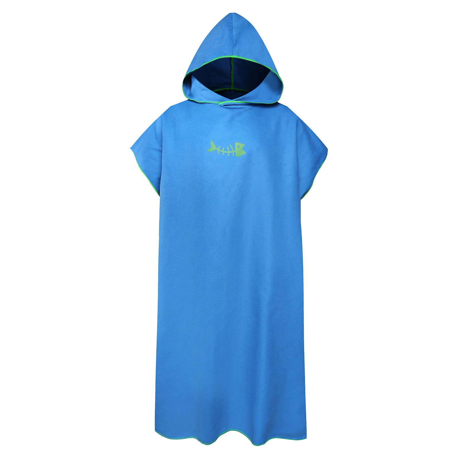 NONE Surf Poncho Wickelt uch mit Kapuze Mikro faser Strand decke Badet uch Badet uch Neopren anzug Strand Poncho für Erwachsene 3