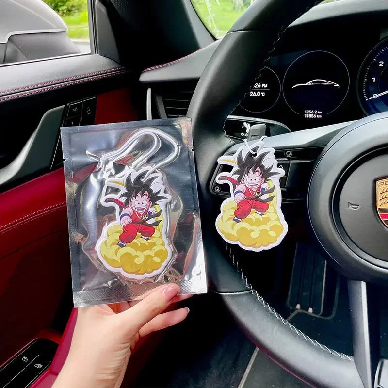 Dragon Ball Son Goku Autoduft Anime Auto Langlebige Aromatherapie Duftstück Anhänger Dekoration Auto Desodorierung Geschenk