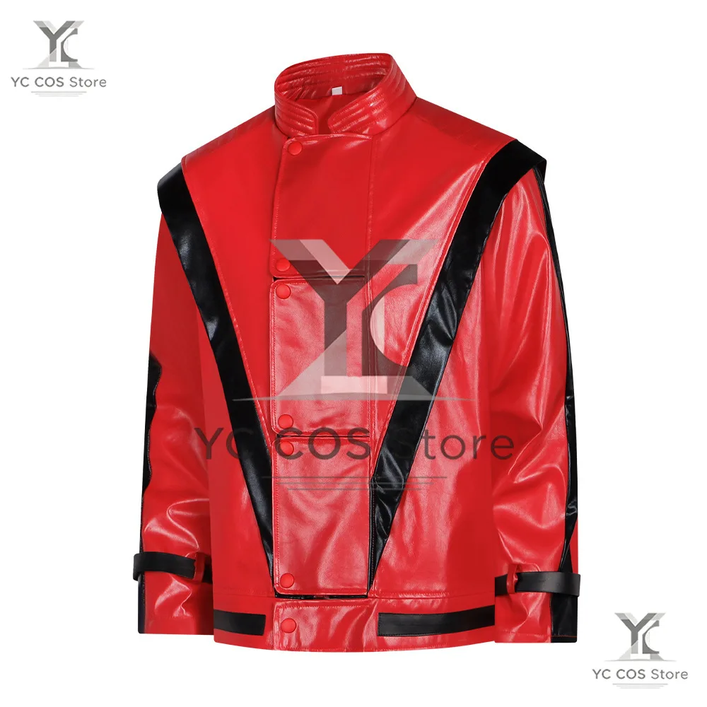 Chaqueta de Cosplay para Hombre 2026 para Imitador de Michael Jackson, Disfraz de Abrigo para Fiesta de Halloween y Navidad, Ropa Nueva para Espectáculos Escénicos