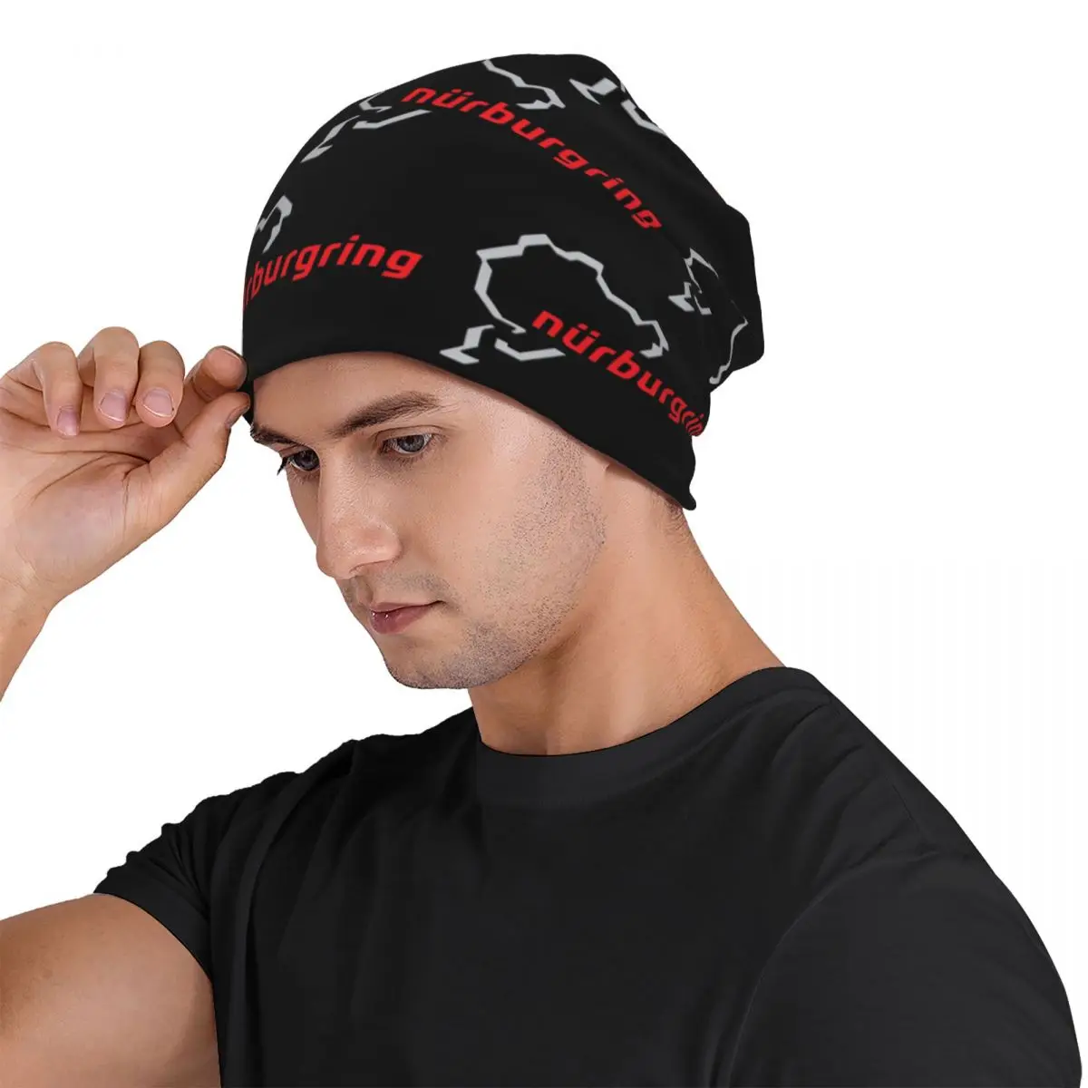 Race Track Germany Nurburgring Men Women Adult Beanies Caps Knitting Bonnet Hat Warm Fashion Autumn Winter Outdoor Skullies Hats