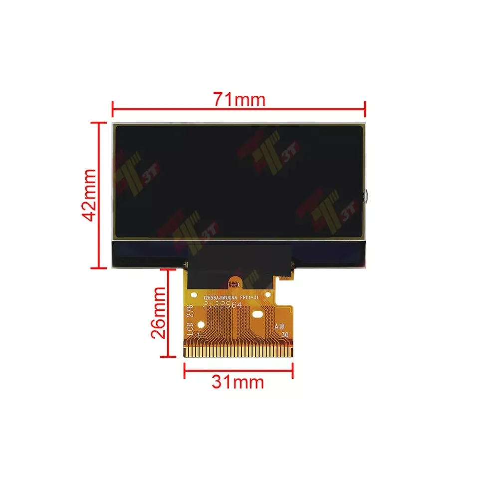 Instrument Cluster LCD Display for Mercedes Benz R230 SL350 SL500 SL600 SL55 AMG Speedometer - view 6
