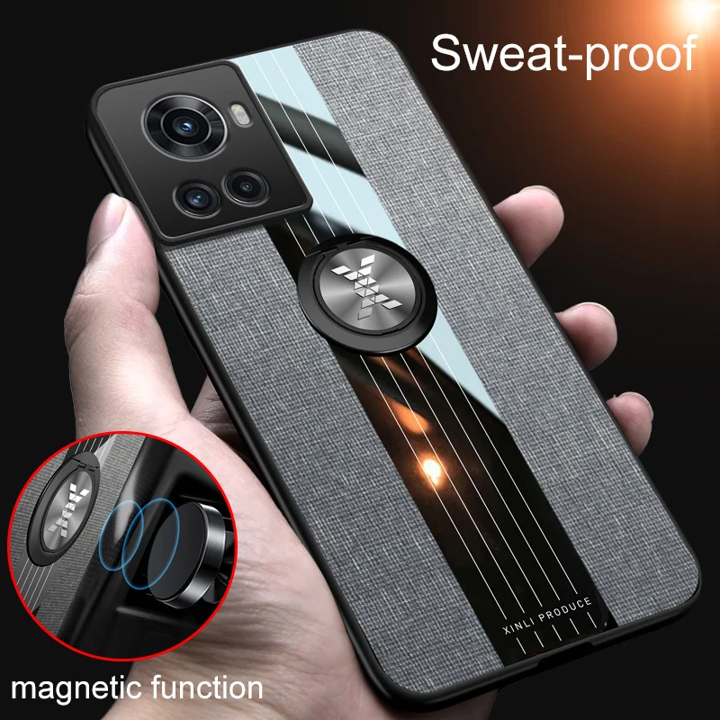 For Oneplus ACE Case Luxury Car Magnetic Stand Holder Ring Phone Case For One Plus ACE PGKM10 6.7