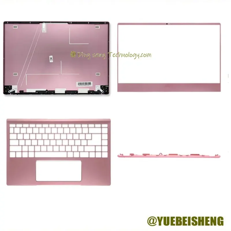 New/org For MSI Prestige 14 P14 MS-14C1 14C2 14C4 LCD back cover /Front bezel /Upper cover /Hinge cover,Pink