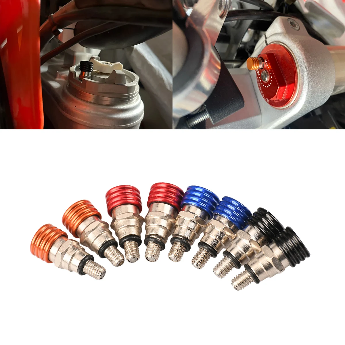 

M4x0.7 Fork Air Bleeder Valves For KTM 85 125 150 250 350 450 500 SX SXF EXC XC XCF XCW XCFW ADV Duke For Husqvarna TE FE TC FC