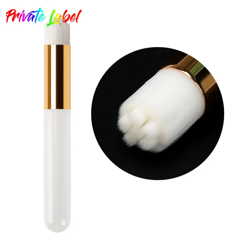 Pincel de maquillaje personalizado, herramienta de belleza Universal, portátil, suave, a granel, 3 colores, para lavado de nariz, eliminación de espinillas y granos