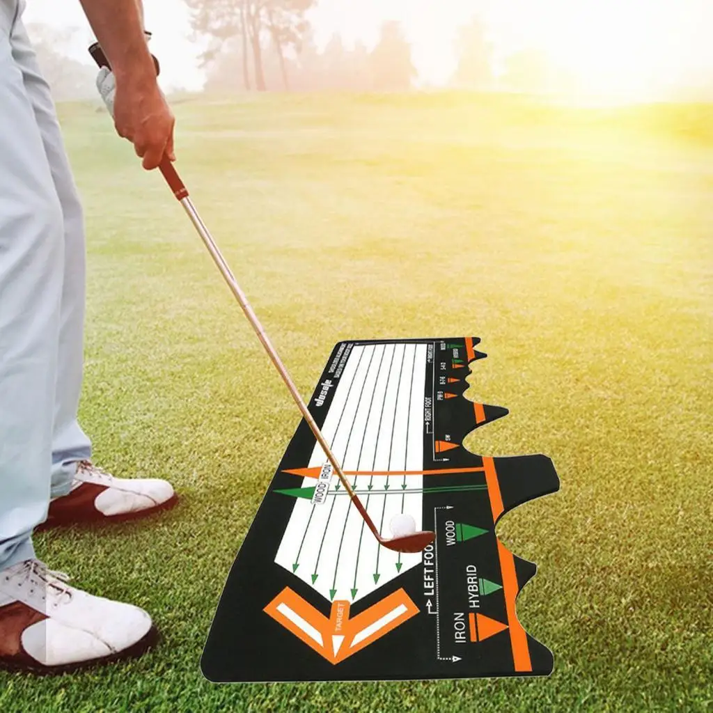 Golf Pad Standing Posture Auxiliary Pad Golf Practice Swing Mat