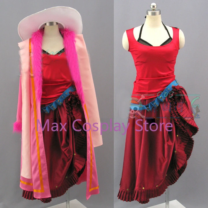 Max Anime Nefeltari Vivi Cosplay Costume Red Costume with Hat Custom size