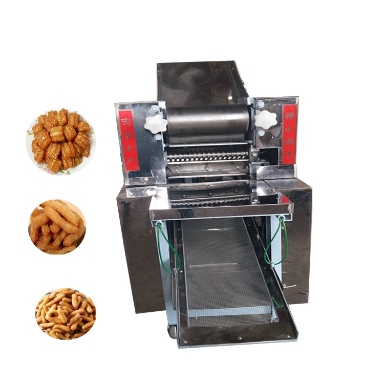 

Polished Glutinous Rice Strips Cutting Machine/chinhin Dough Snack Cutting Chinchin Making Machine