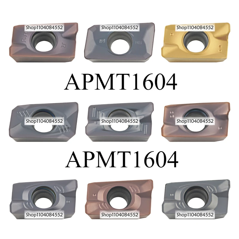 insert APMT1604 CNC milling cutter blade milling machine head milling cutter grain R0.8 cutter grain Carbide inserts