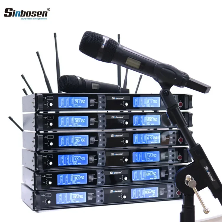 UHF Professional Audio Microphone Long Distance Wireless Microphone System AS-9K Wireless Microphone Headset Mic