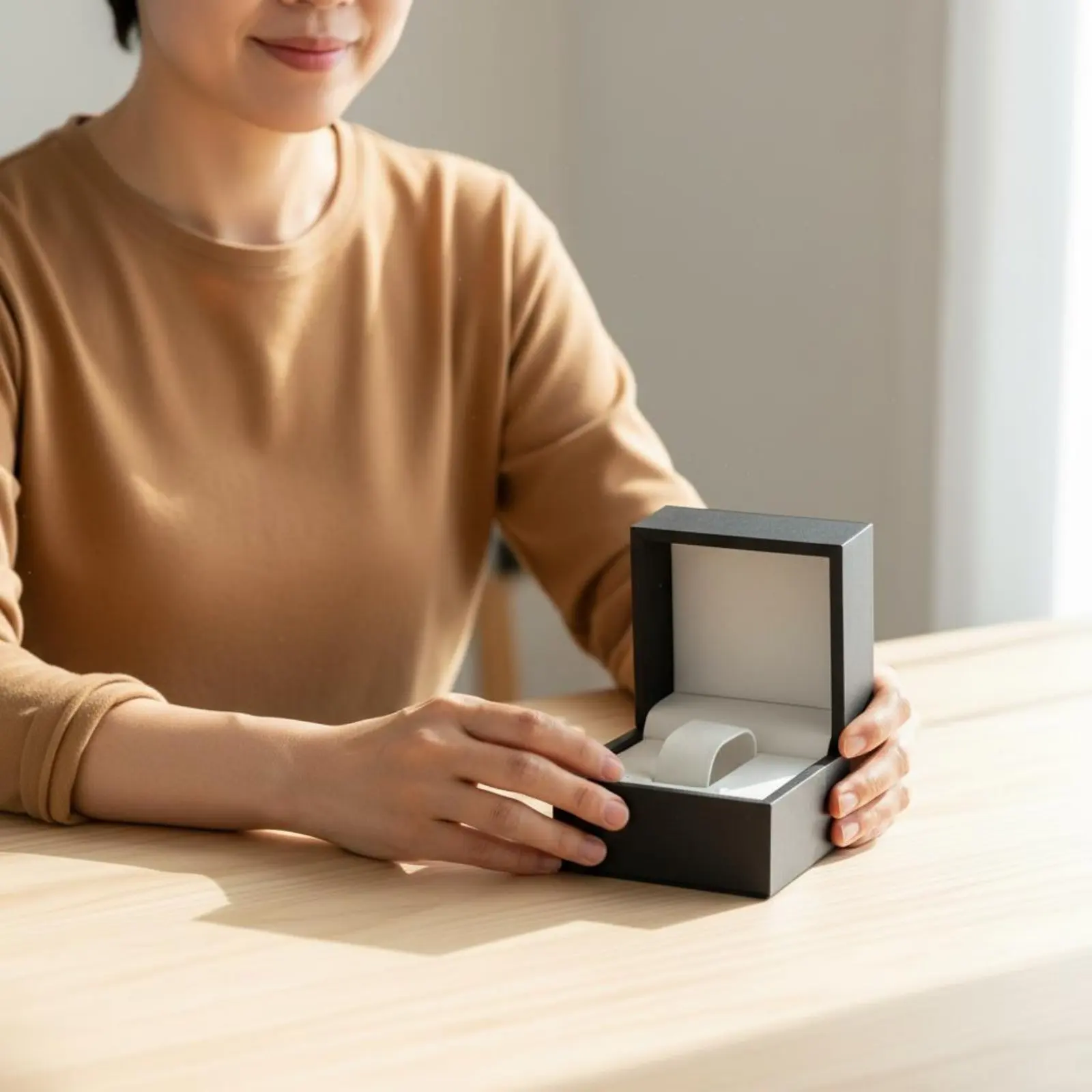 

Single Watch Gift Box Abrasion Protection Single Watch Box Wristwatch Display Holder Luxury Easy to Clean