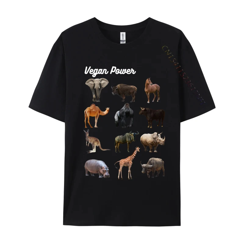 Vegan Power Individuelles T-Shirt 3D-gedruckt 2024, neue Mode für Herren, schlichte T-Shirts, 3D-gedrucktes Oberteil, O-Ausschnitt, reine Baumwolle