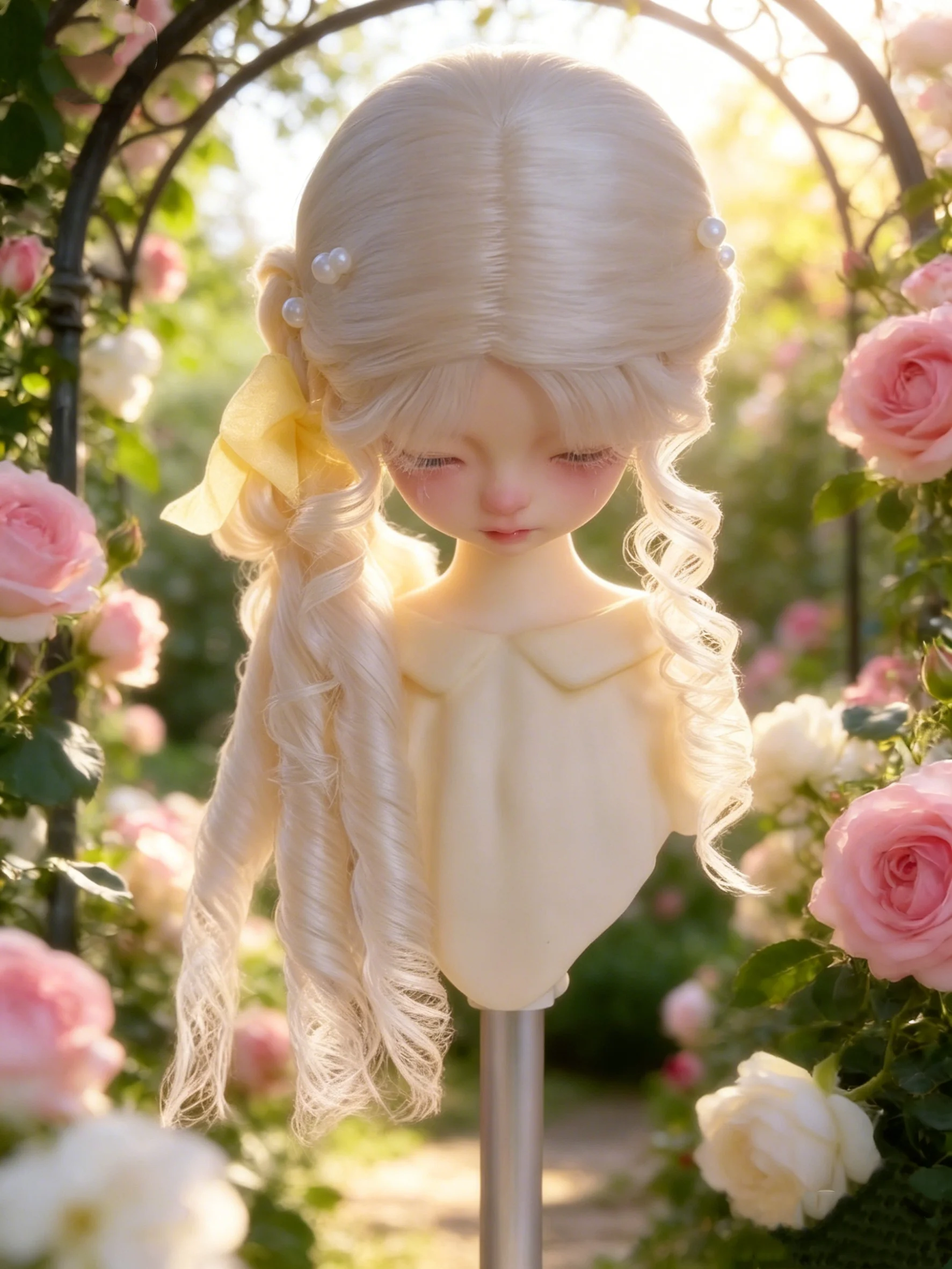 Wigs doll wig mohair wig styling wigs curly doll hair,  doll accessories 1/3 1/4 1/6 BJD wig free shipping
