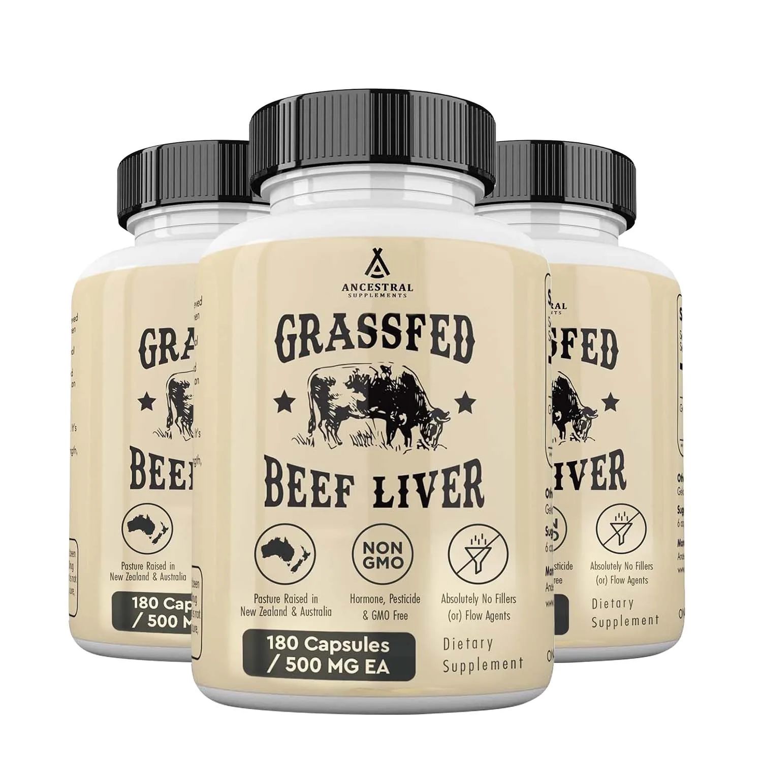 Grass Fed Beef Liver - Supports Overall Immunity and Health, Provides Daily Energy, Promotes Digestion and Detoxification