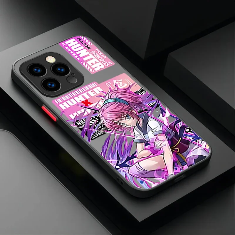 Hunter X Hunters Phone Case For iPhone 15 14 13 12 11 Pro Max mini X XR XS 7 8 6 Plus SE 2020 Matte Hard Shockproof Bumper Cover image 4