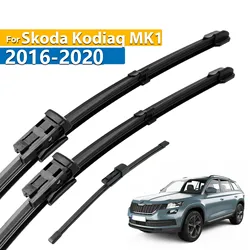 The ick's CrossLHDフロントおよびリアウィーブブレードセットSkoda kodiaq 2016-2023フロントガラスウィンドレンドブラシ24 