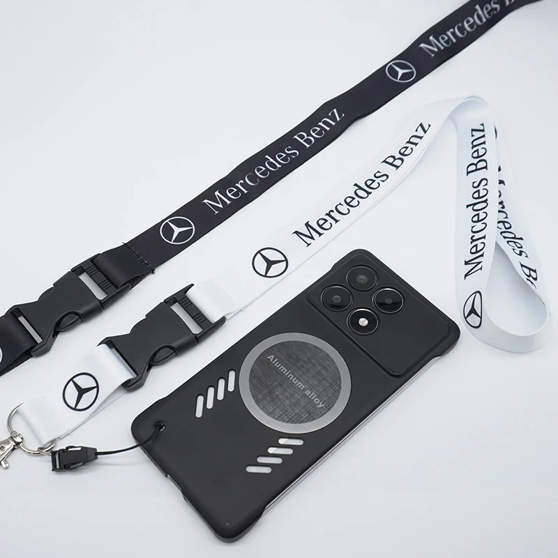 Fashion Neck Straps Lanyard Key Chain Ring Work ID Card Hanging Rope For Mercedes Benz A C E S G Class GLC CLE CLA GLB GLS W177