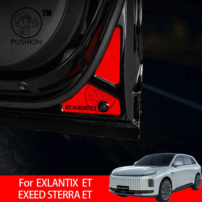 

For EXLANTIX ET EXEED STERRA ET 2025 car interior parts Anti rear collision warning sticker for front bumper of door accessories