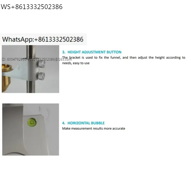 Factory Price Metal Powder Hall Flowmeter Flowability Testing Equipment