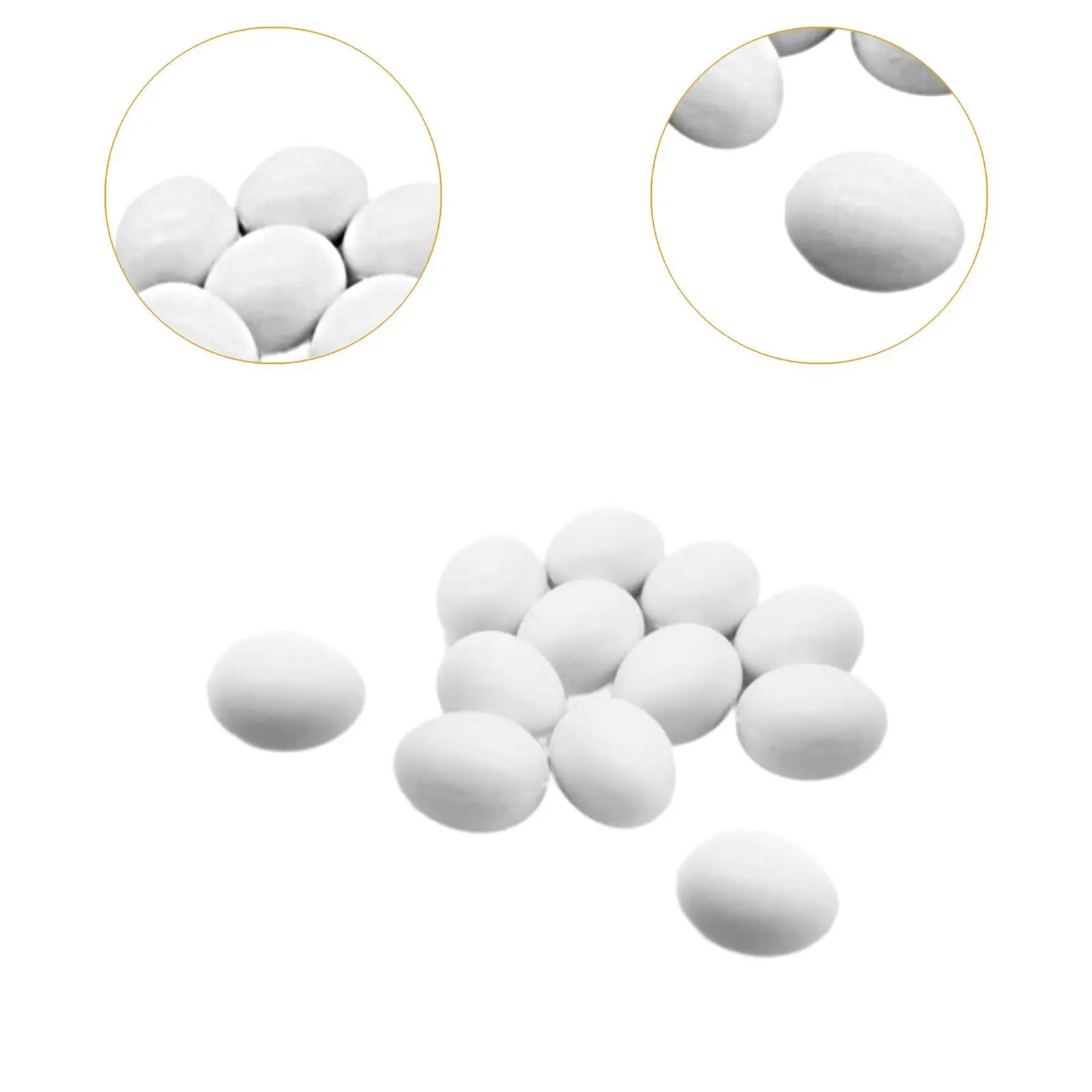 Huevos de simulación plástico sólido para incubar y entrenar palomas - imagen 4