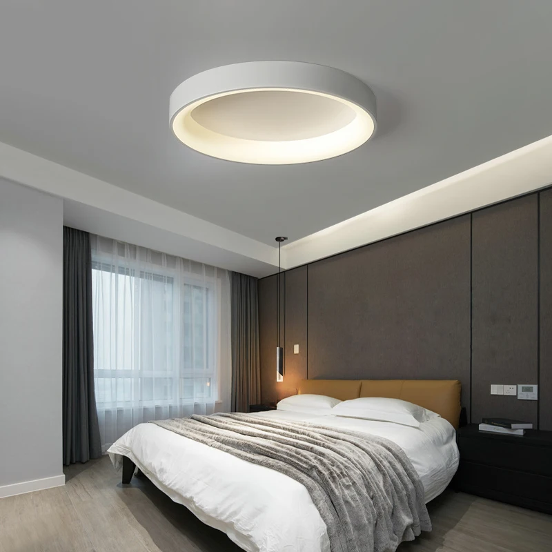 White Grey Modern led Ceiling Lights For Living Room Bedroom Dining Room dimmable Lamp indoor round sqaure Fixtures Lustres