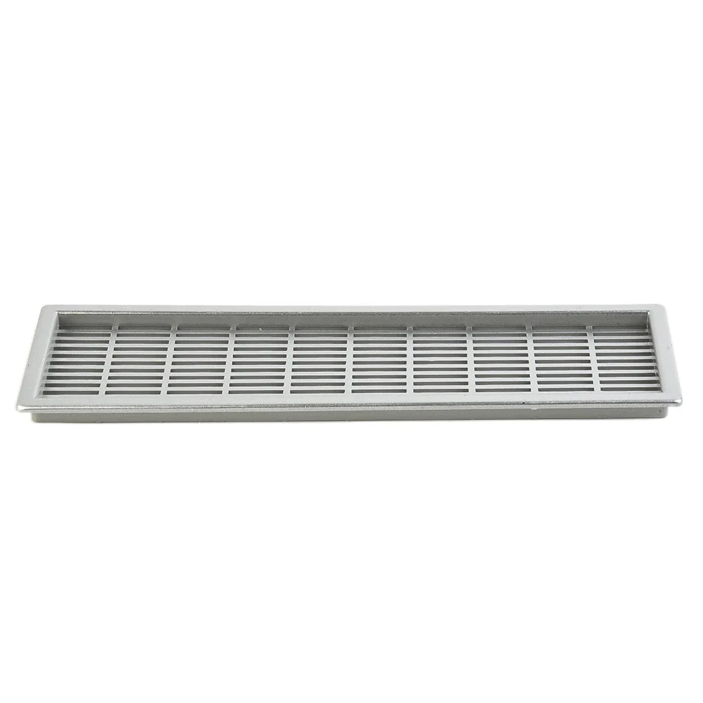 Cover Ventilation Grille Rectangular Hole Silver / Black 1pc Air Vent Enclose Spaces Plastic Computer Cabinets
