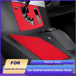 for Lexus RX 270 350 450h AL10 MK3 2013 2014 2010~2015 Suede Car Centre Panel Protective Mat Decorative Mat Interior Accessories